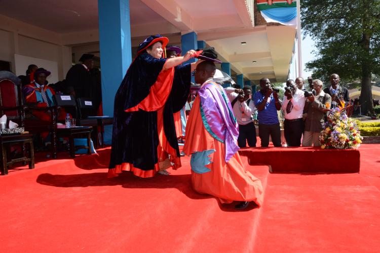 Conferrement of the degree of Doctor of Philosophy