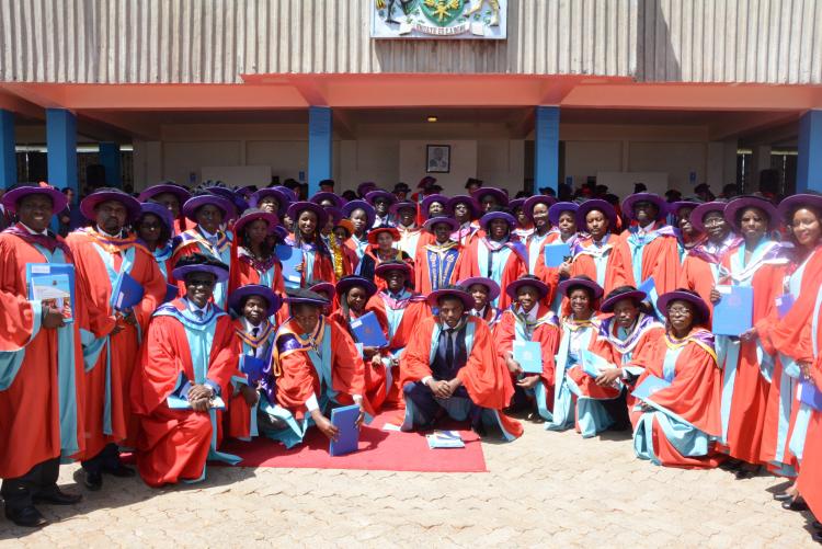 PHD graduands class of 2019 group photo